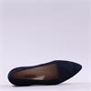 Paul Green Slip On Square Detail Loafer - Dark Navy Suede